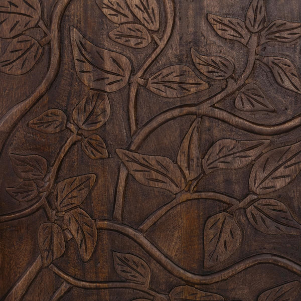 Albero Solid Wood 4-Drawer Buffet in Kona Brown