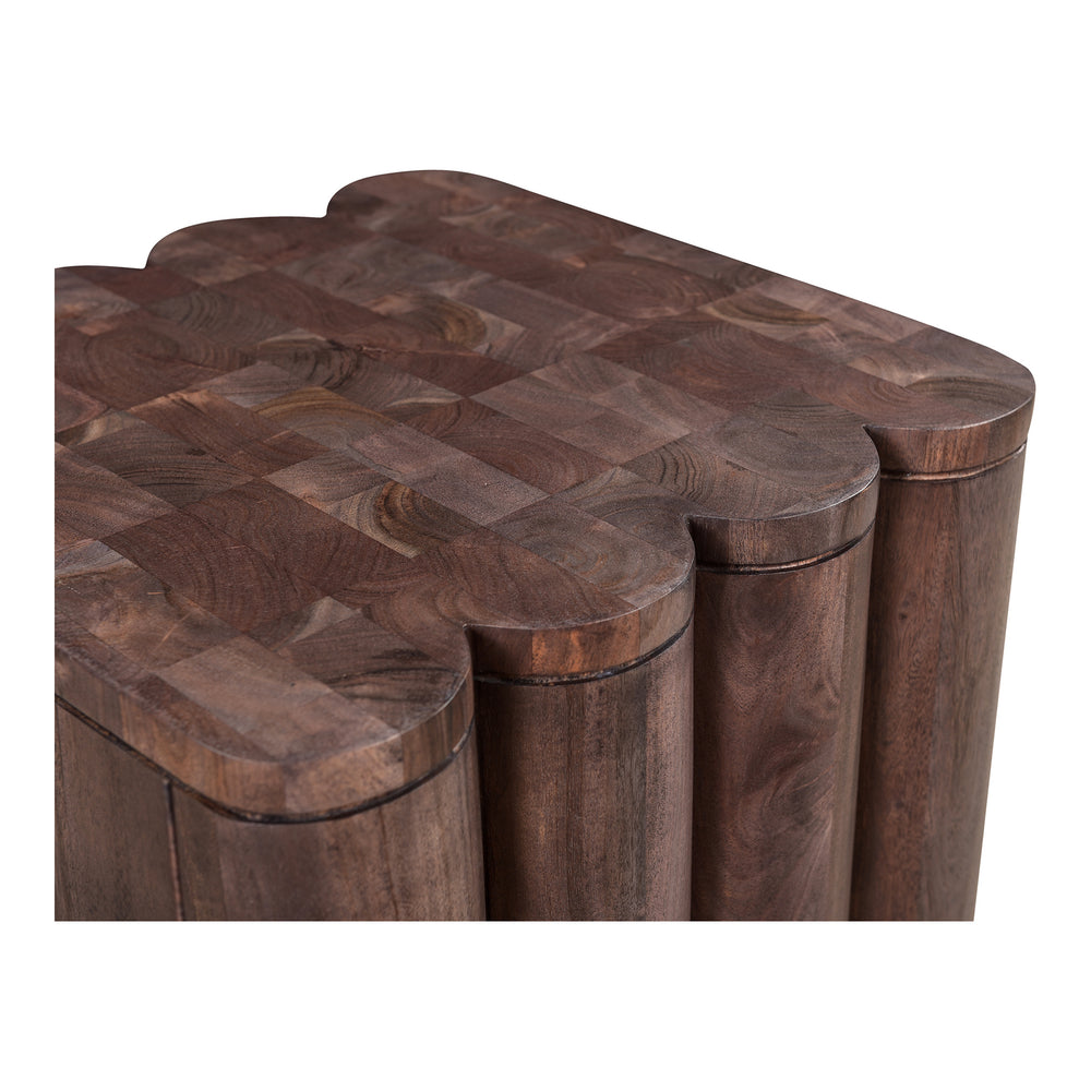 Moe's Punyo Punyo Acacia Accent Table Espresso Brown