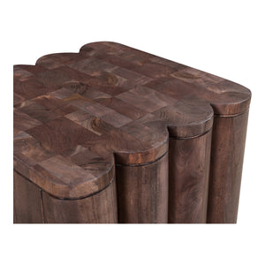 Moe's Punyo Punyo Acacia Accent Table Espresso Brown