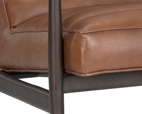 LYRIC LOUNGE CHAIR - VINTAGE CARAMEL LEATHER