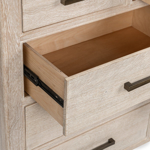 Westmont Solid Wood 9-Drawer Dresser - Creamwood