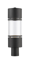 Luminata Outdoor LED Post Mount Light in Black Finish