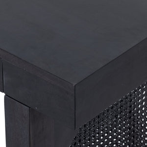 Tilda Desk In Black Wash Mango