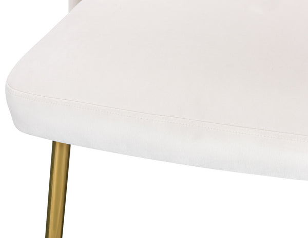 Ramon Dining Chair In Cream Velvet