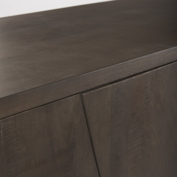 West 82.0L x 18.0W x 34.0H Wooden Angular Sideboard