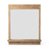 Ledge Wall Mirror - Distressed Light Pine