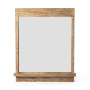 Ledge Wall Mirror - Distressed Light Pine