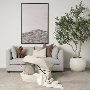 Halston 2 Piece Light Grey Sofa Set