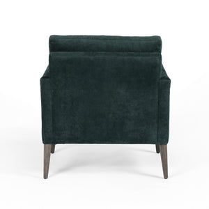 Olson Chair-Emerald Worn Velvet