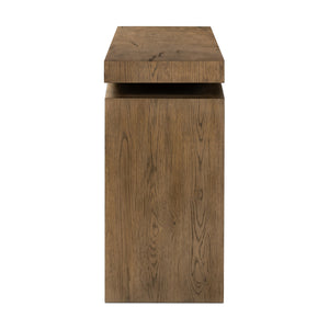 Matthes Console Table in Rustic Gray