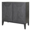 Covey KD Cabinet 2 Doors, Brushstroke Black
