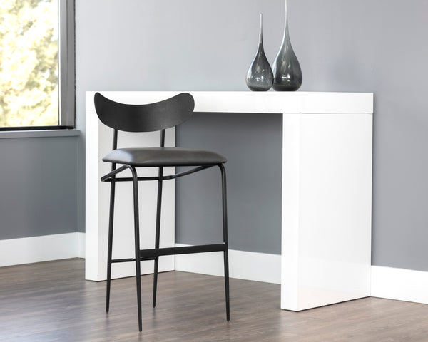 GIBBONS BARSTOOL - BLACK - BRAVO PORTABELLA