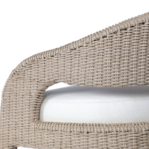 Hawkins Outdoor Dining Chair in Vintage White