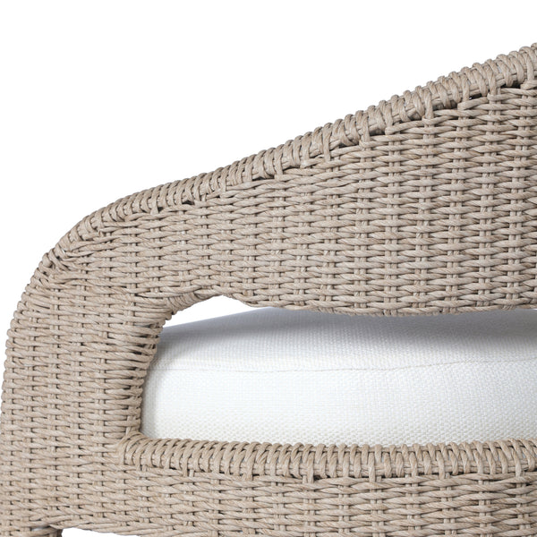 Hawkins Outdoor Dining Chair in Vintage White