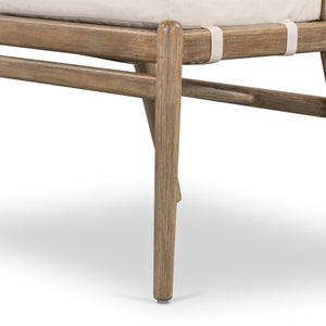 Rosen Outdoor Dining Chair In Natural Eucal