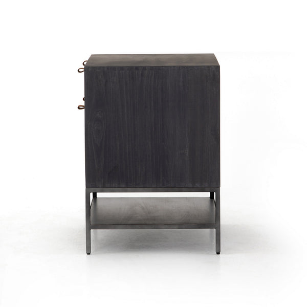 Trey Modular Filing Cabinet in Black Wash Poplar