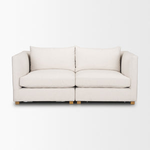 Halston 2 Piece Oatmeal Sofa Set