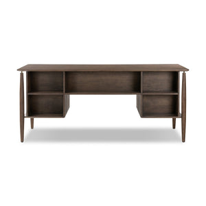 Markia Executive Desk - Aged Oak Veneer