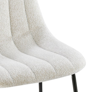 Robert KD Fabric Counter Stool, Posh Ivory