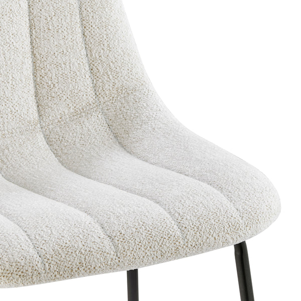 Robert KD Fabric Counter Stool, Posh Ivory