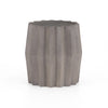 Gem Outdoor End Table In Dark Grey