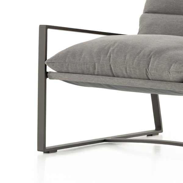 Avon Outdoor Sling Chair In Charcoal