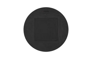 Circular Cracked Mirror, Black & Gold