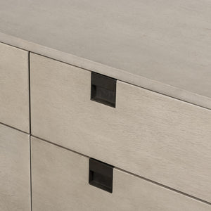 Carly 6 Drawer Dresser In Grey Wash