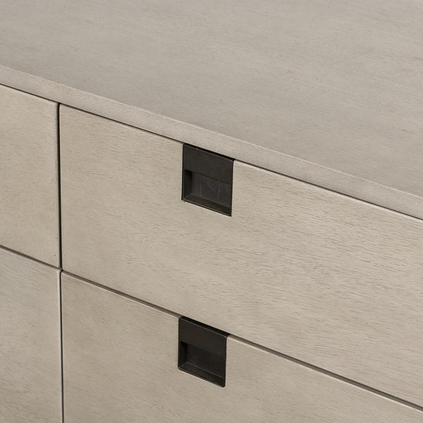 Carly 6 Drawer Dresser In Grey Wash