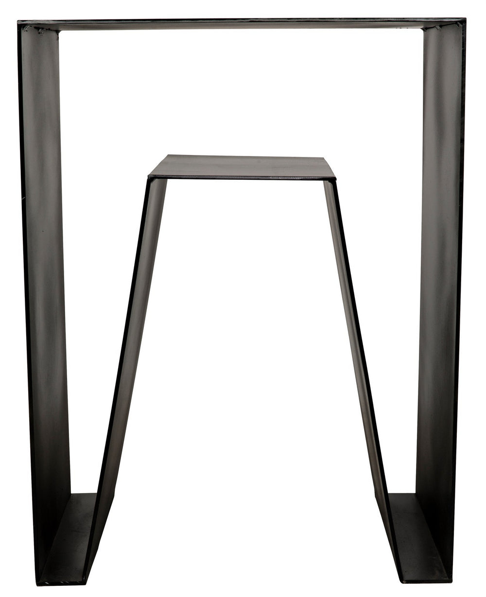 Quintin Side Table, Black Steel