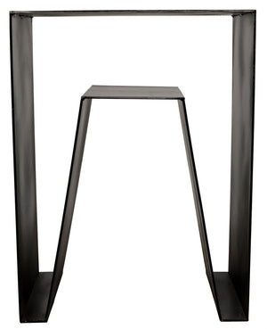 Quintin Side Table, Black Steel