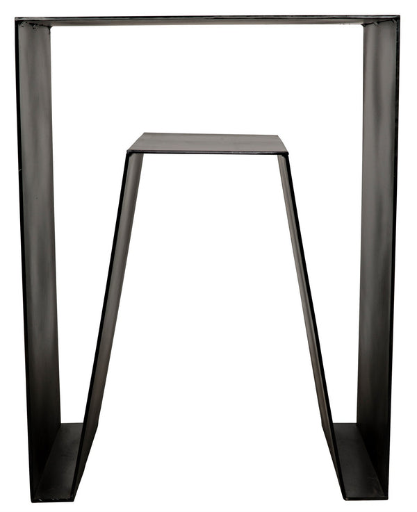 Quintin Side Table, Black Steel