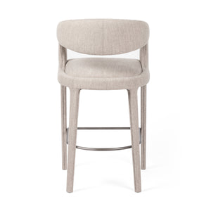 Hawkins Stool In Savile Flannel In Bar
