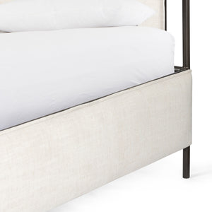 Leigh Bed In Hockney Ivory In King