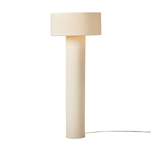 Hensley Floor Lamp In Flax Linen