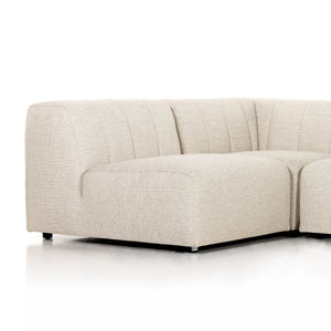 Gwen Outdoor 4 Pc Sectional In Faye Sand