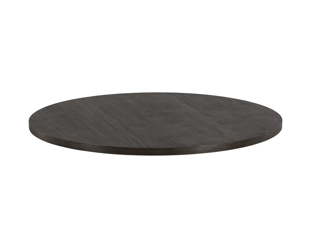 Cypher Dining Table Top - Wood - Dark Brown - 55"