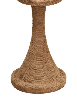 CLOVER TOP SIDE TABLE IN WRAPPED ROPE