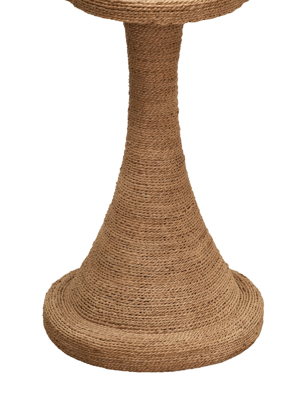 CLOVER TOP SIDE TABLE IN WRAPPED ROPE