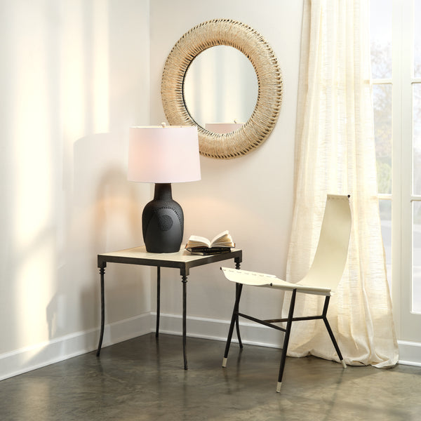 Nevado Leather Side Table