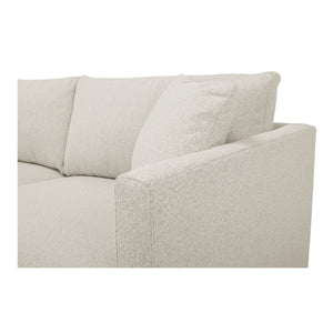 Moe's Bryn Sectional Left Oyster Beige