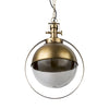 Leighton I 15x20 Gold Toned Metal Spherical Pendant Light