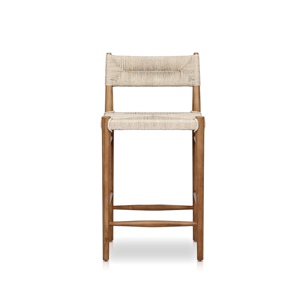 Lomas Bar + Counter Outdoor Stool - Vintage White