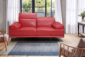 Blythe Love Seat in Red 