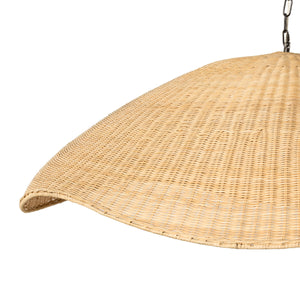 Overscale Woven Rattan Pendant In Natural