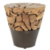 Bruno KD Reclaimed Teak Side/ End Table, Natural