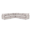 Caplan 5-Piece Modular Sectional in Elite-Gray