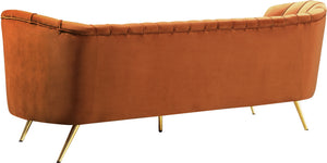 Josefina Sofa In Cognac Velvet