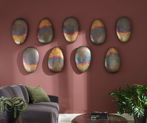 Patina Wall Stone, Oval, Large