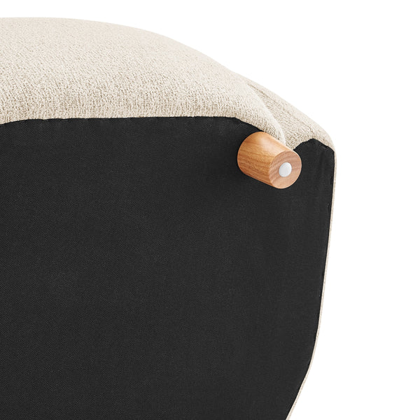 Tiffany KD Boucle Accent Arm Chair, Palladian Beige